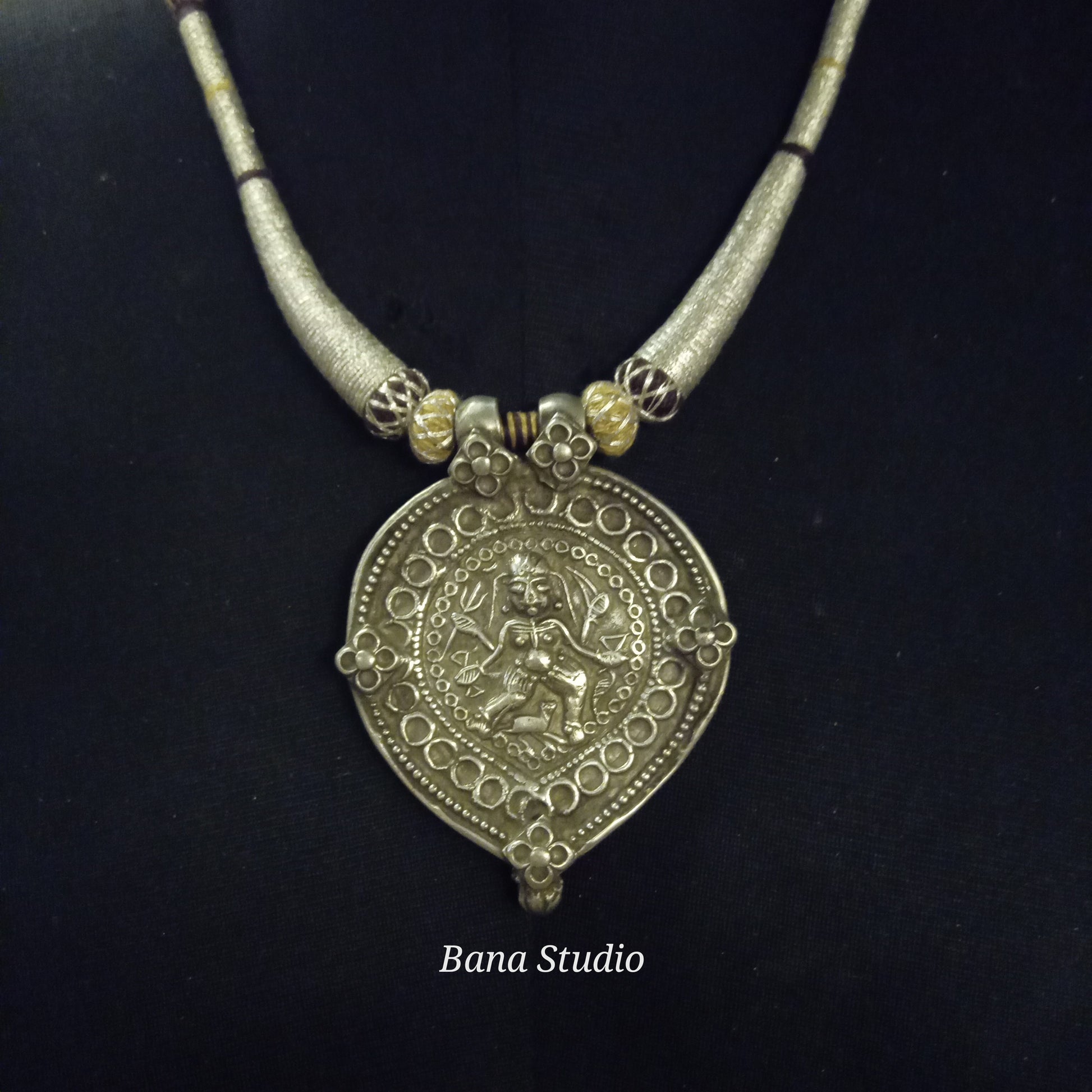 Tribal Sil Pendant Bana Studio