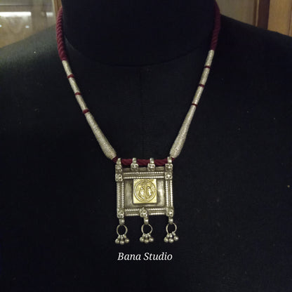 Folk Sil Pendant Bana Studio