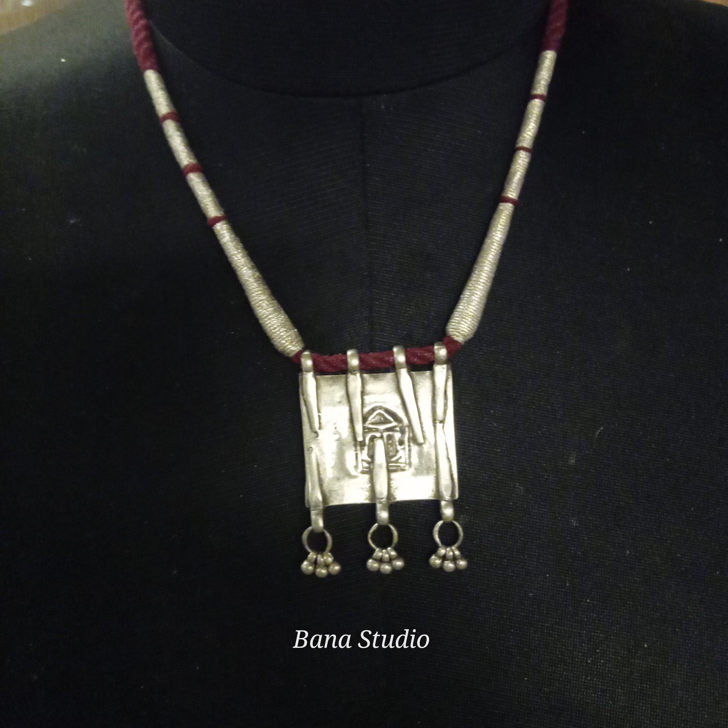 Folk Sil Pendant Bana Studio