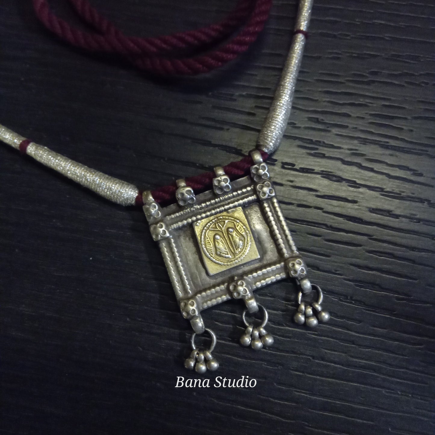 Folk Sil Pendant Bana Studio