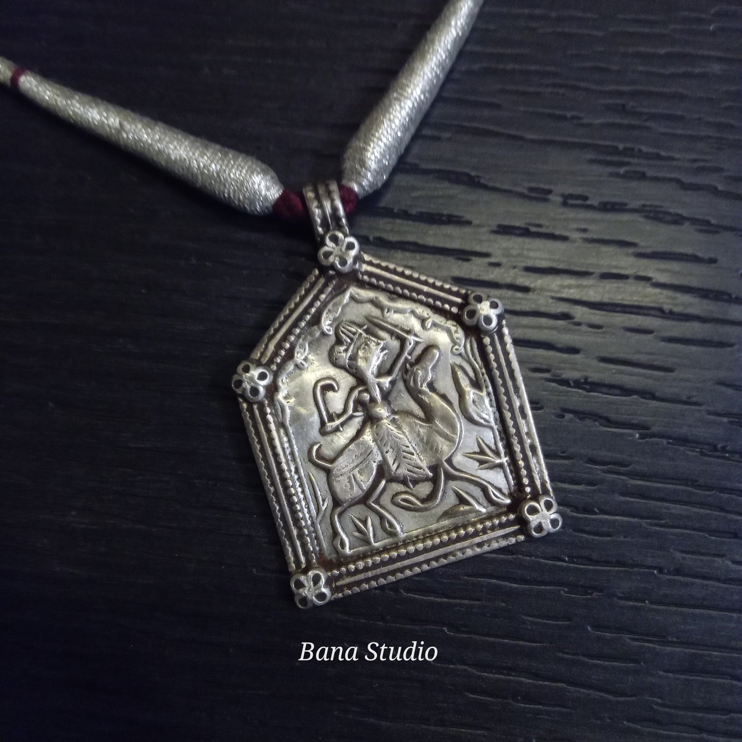 Tribal Sil Pendant Bana Studio