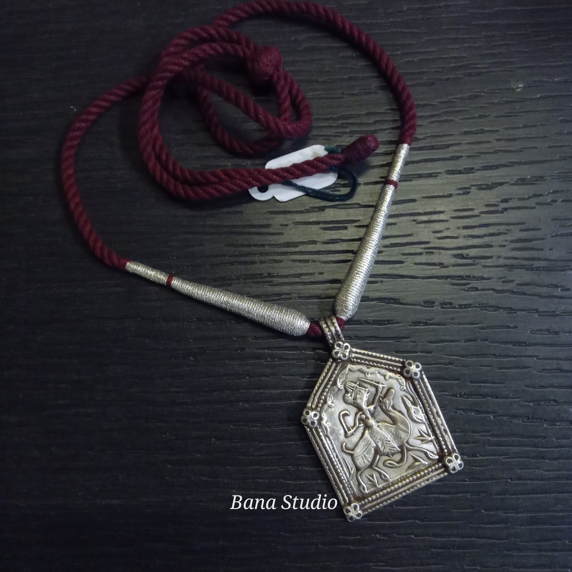 Tribal Sil Pendant Bana Studio