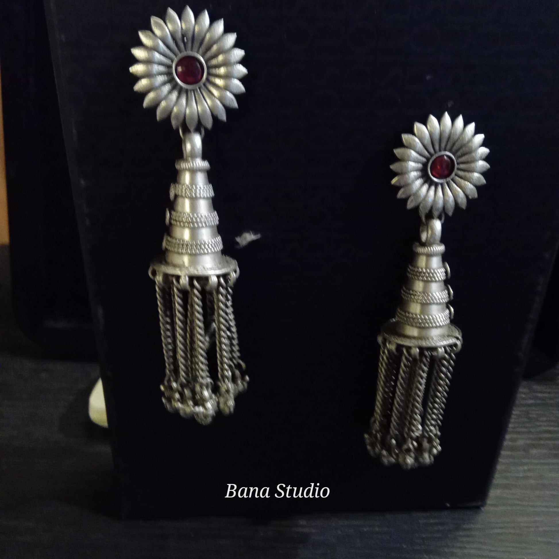 Tribal Sil Earrings Bana Studio