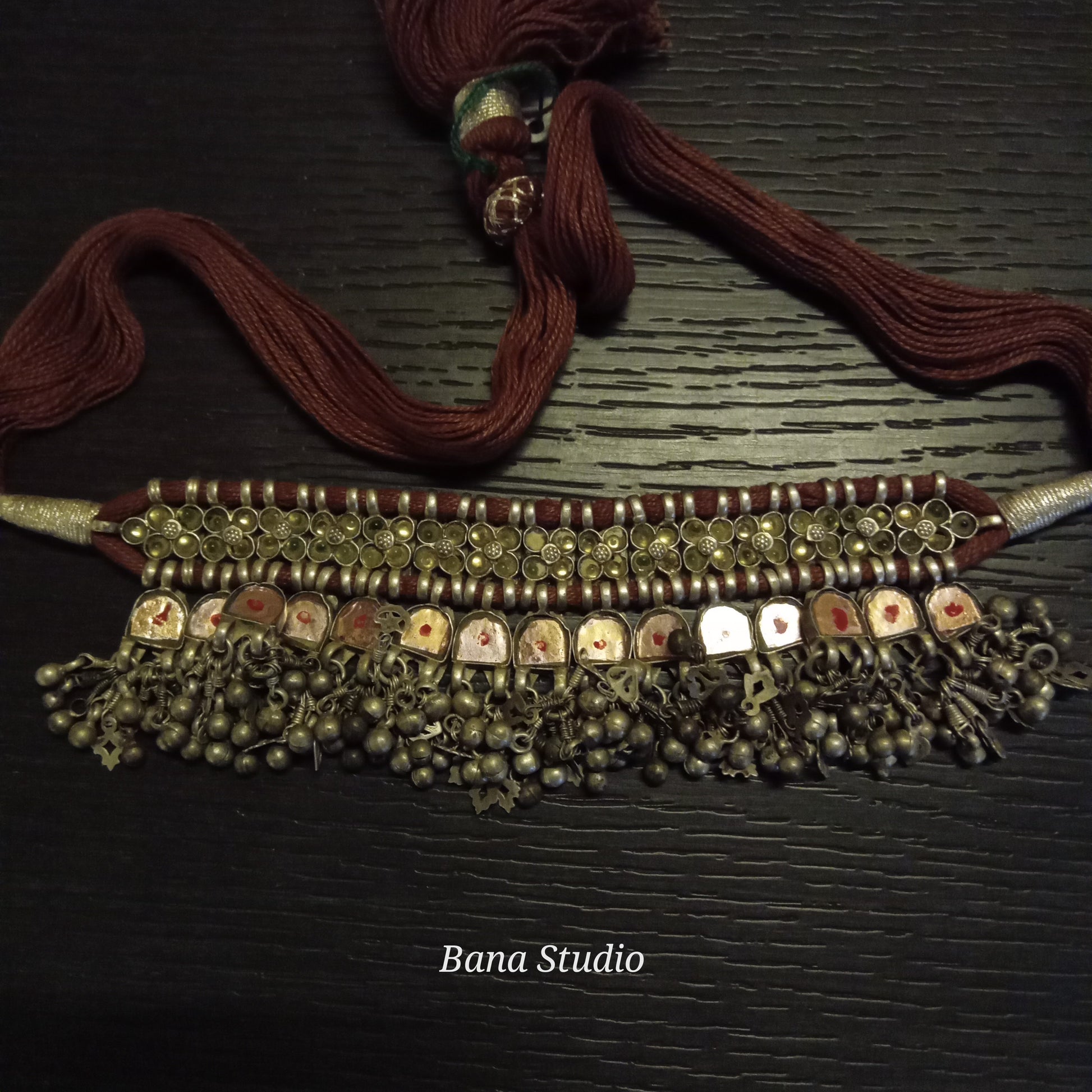 Folk Sil Necklace Bana Studio