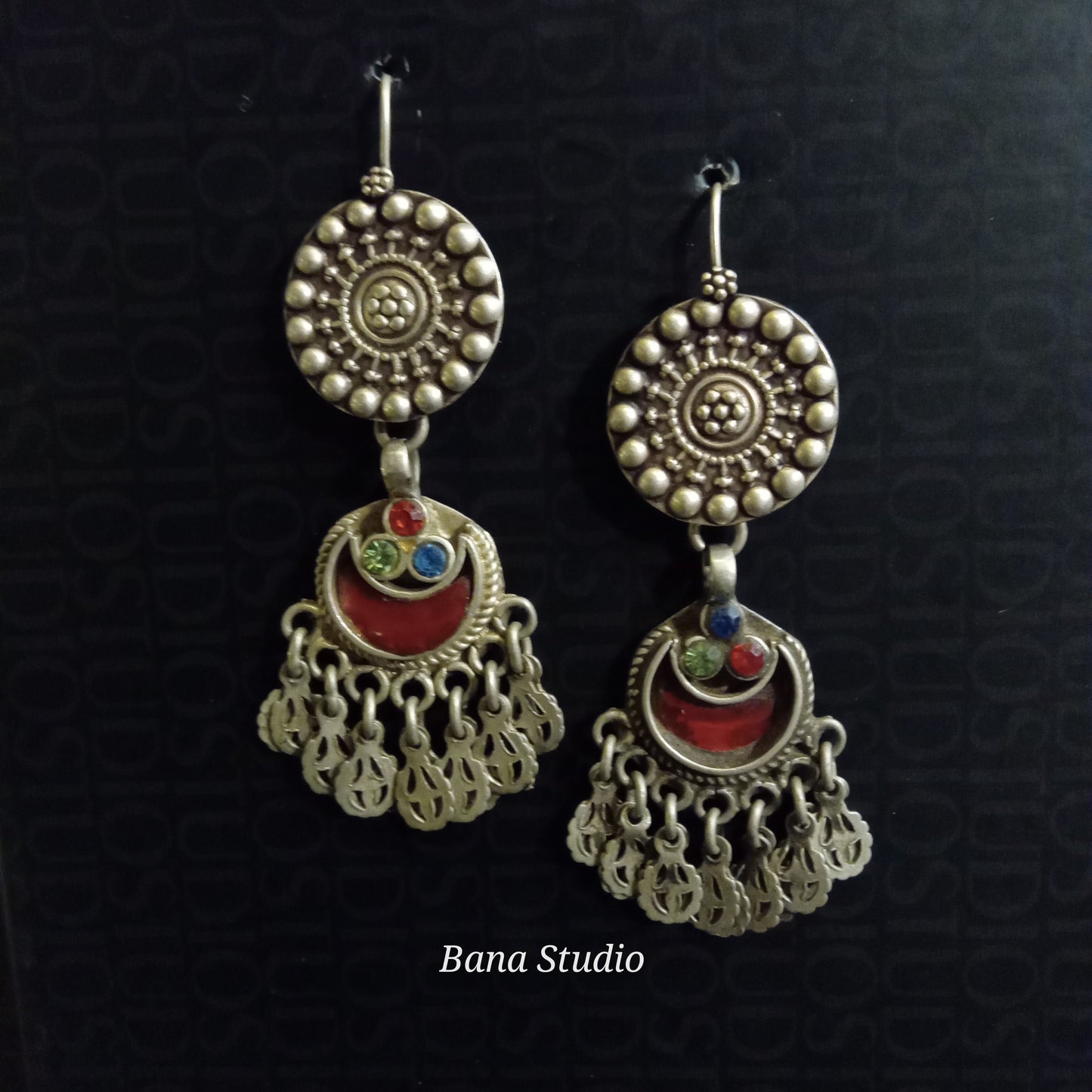 Tribal Sil Earrings