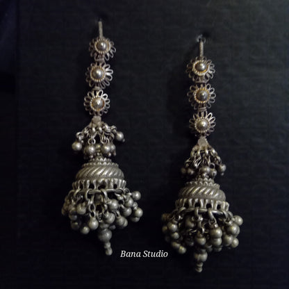 Tribal Sil Earrings